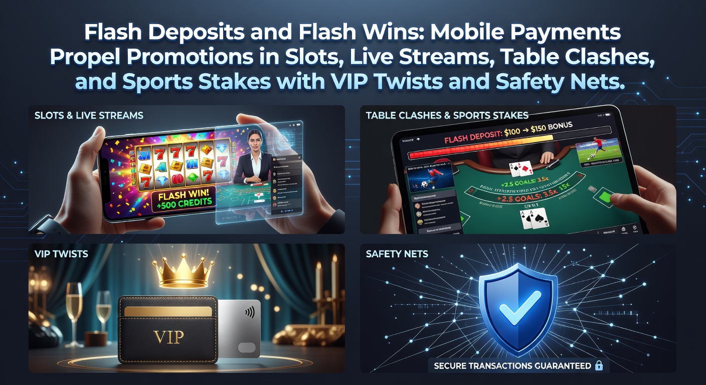Dynamic graphic showing a smartphone unleashing lightning-fast deposits and wins across casino games and sports betting interfaces
