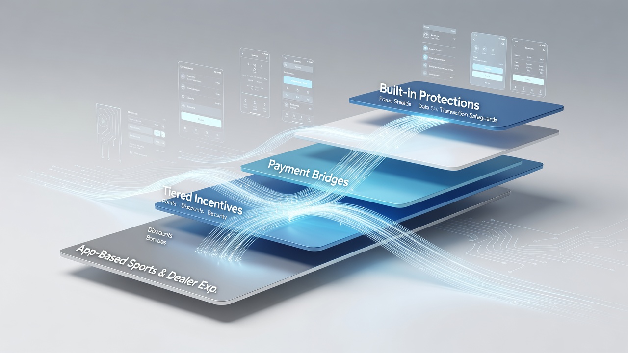 Dashboard view of tiered loyalty rewards synchronized with deposit limits and self-exclusion options in a mobile gambling application