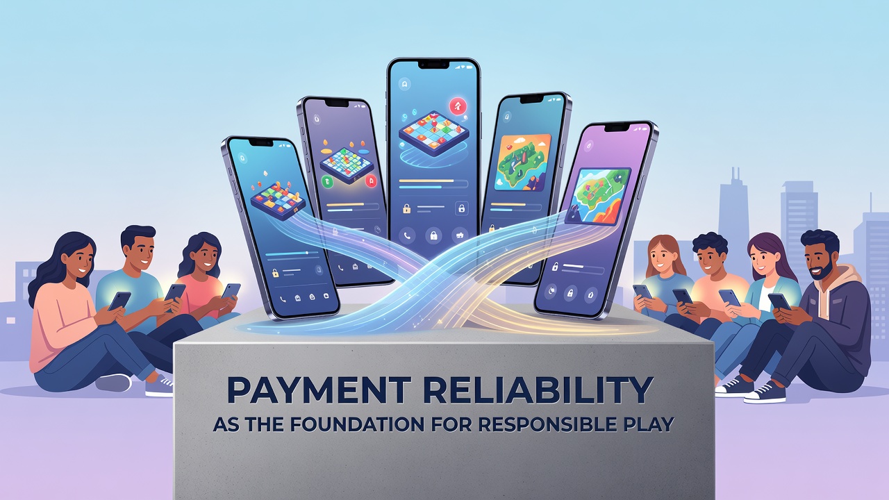Secure mobile transaction confirmation screen with responsible gaming tools visible