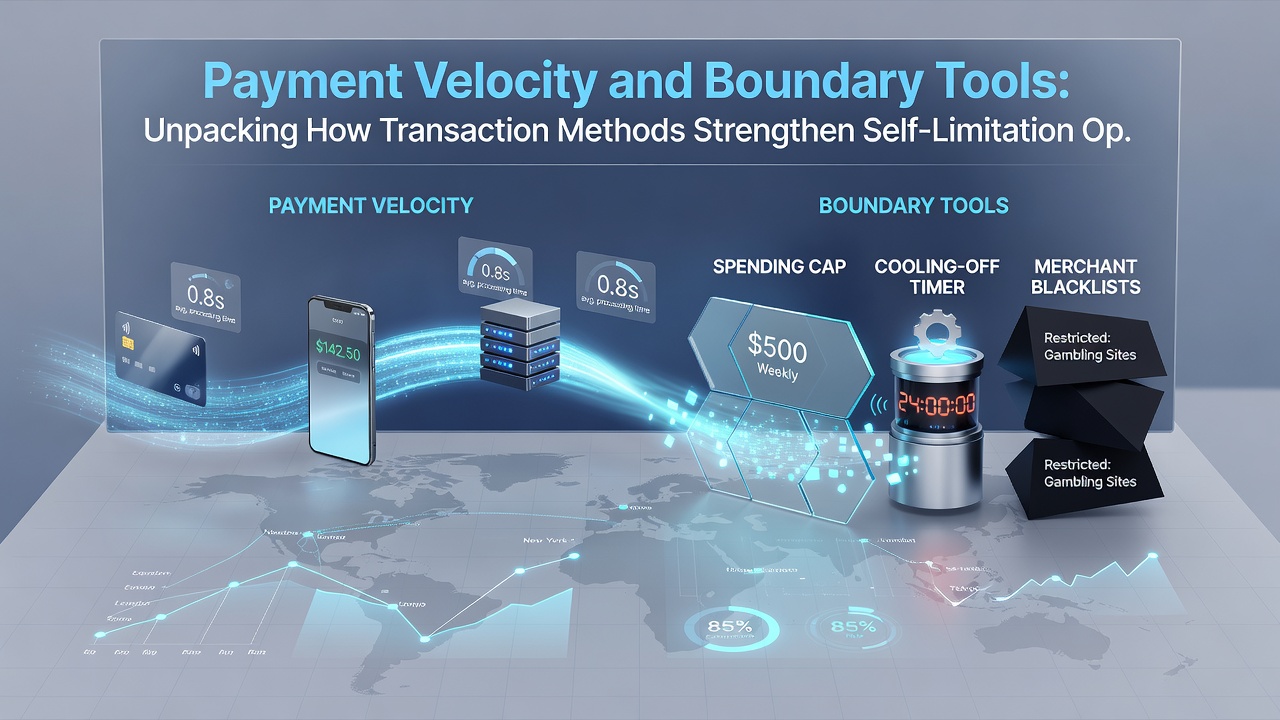 User dashboard displaying boundary settings synced with payment velocity indicators