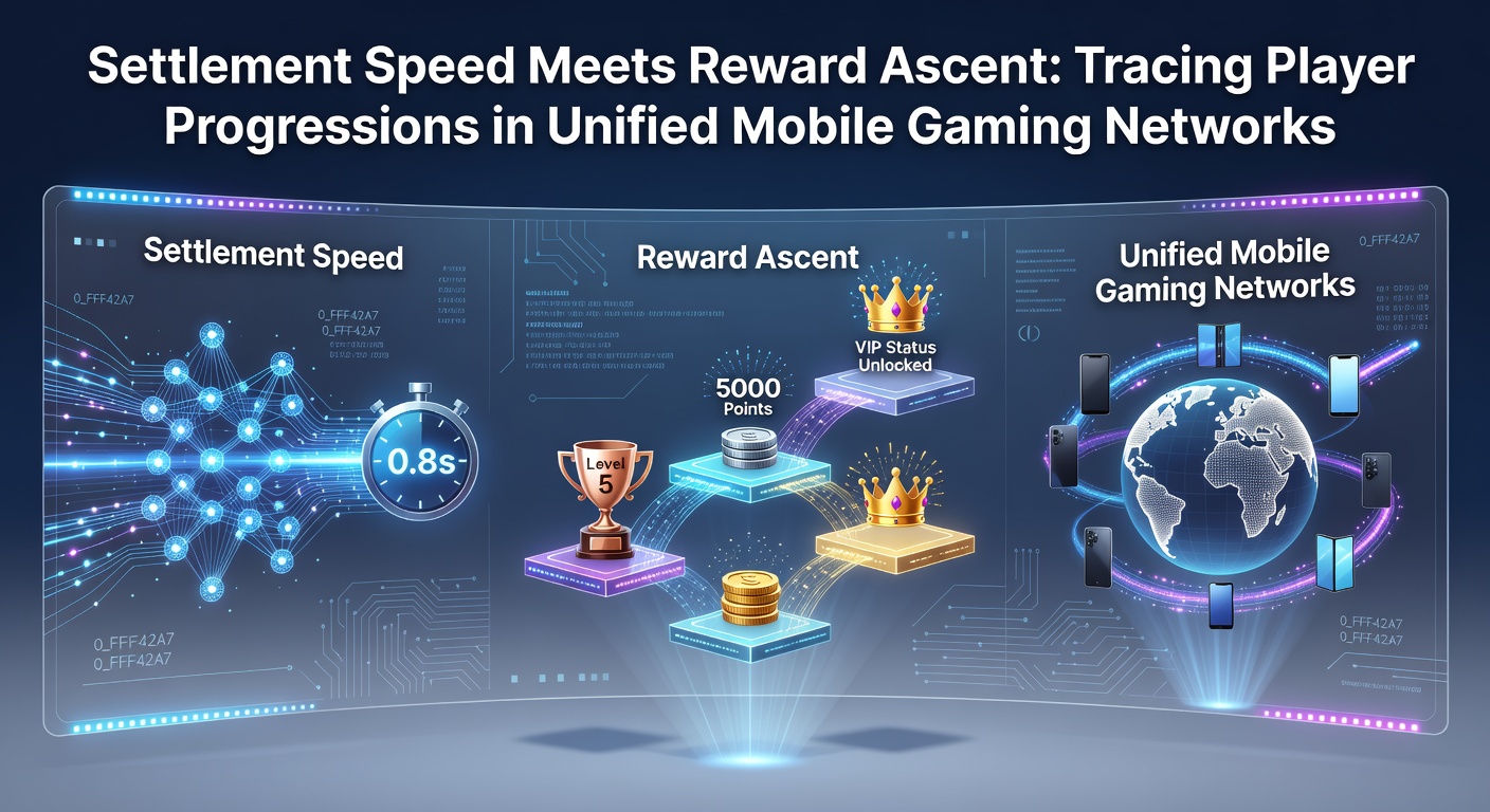 Mobile gaming interface showing fast transaction confirmations and tiered reward progress bars across slots, sports betting, and live dealer sections