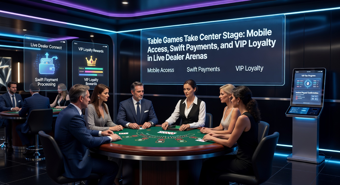 Live dealer table games on mobile devices showcasing blackjack and roulette with seamless interfaces