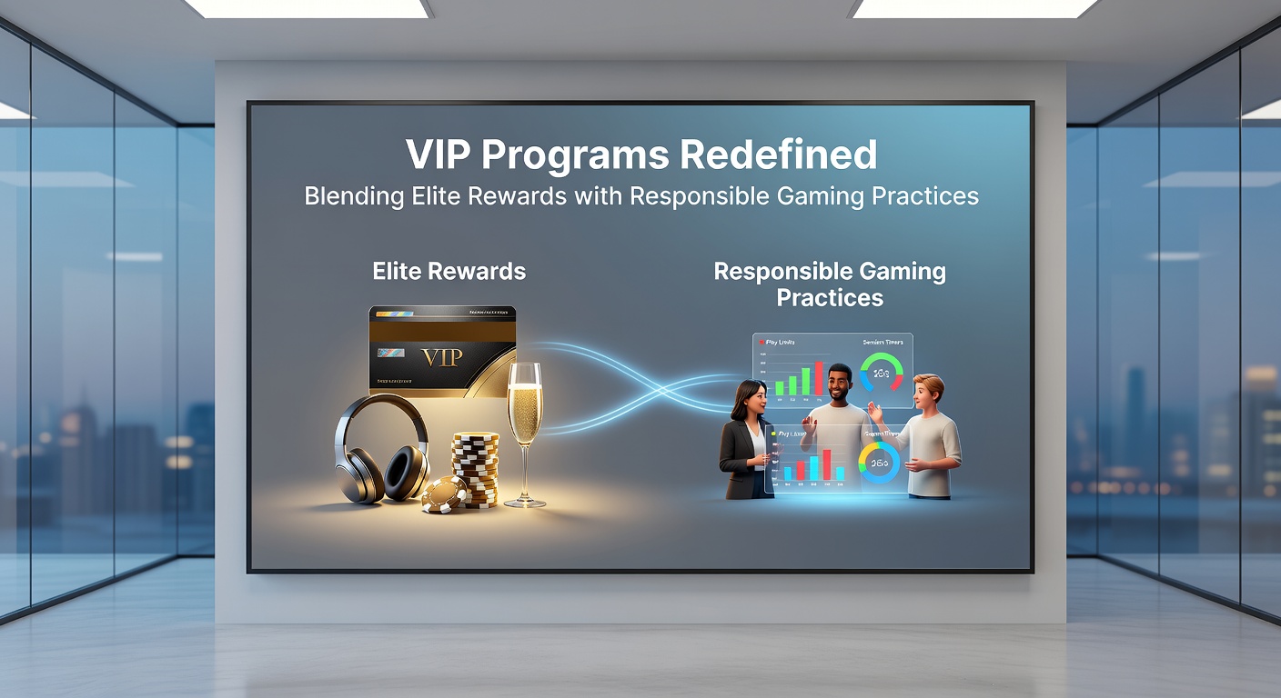Infographic detailing VIP reward tiers alongside responsible gaming metrics like deposit limits and self-assessment tools